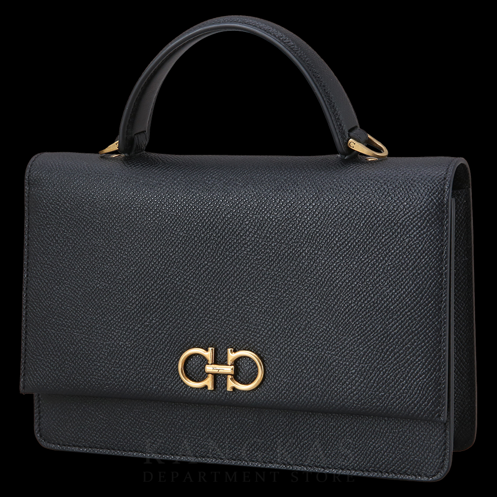 FERRAGAMO(USED)페레가모 간치니 탑핸들 미니 숄더백